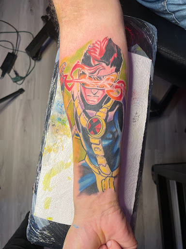 Explore oogie boogie tattoo ideas, creative tattoo ideas in Conowingo, available at In Bloom Tattoo