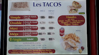 Menu du Planete Tacos à Grenoble