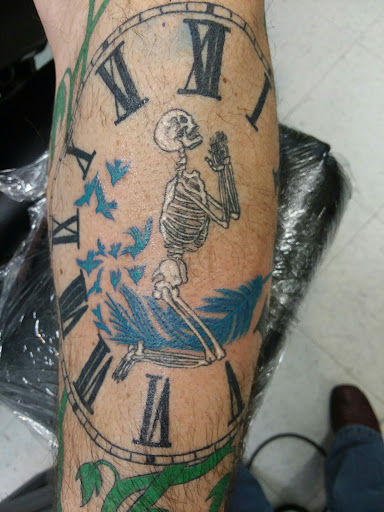 Explore longitude and latitude tattoo ideas, creative tattoo ideas in Salem, available at Outwest Tattoo and body piercing ,30 years of tattooing,only life time guarantee