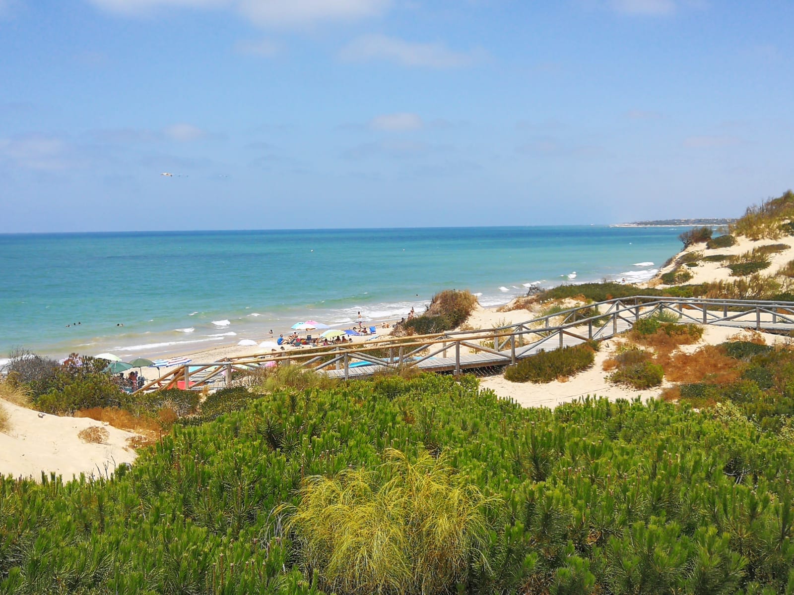 Foto von Playa de Punta Candor mit feiner beiger sand Oberfläche