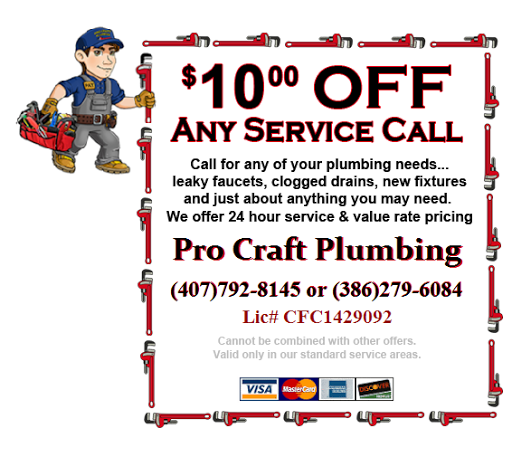 Plumber «Pro Craft Plumbing», reviews and photos, 230 Courtland Blvd, Deltona, FL 32738, USA