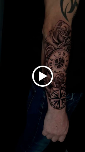 Explore viking arm tattoo ideas, creative tattoo ideas in Albany, available at Primal Instincts Body Art Studio