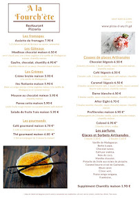 Carte du Restaurant à la Fourch'ète à Montguyon