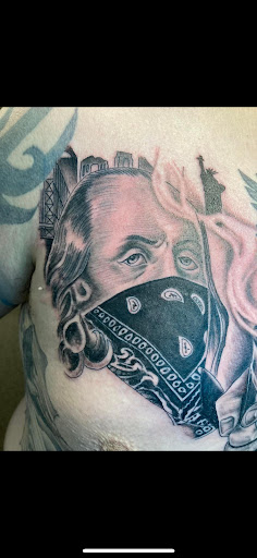 Explore morticia and gomez tattoo ideas, creative tattoo ideas in Loveland, available at Single Needle Tattoo