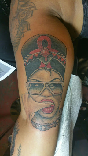 Explore rave tattoo ideas, creative tattoo ideas in Atlanta, available at Camp Creek Body Art & Laser