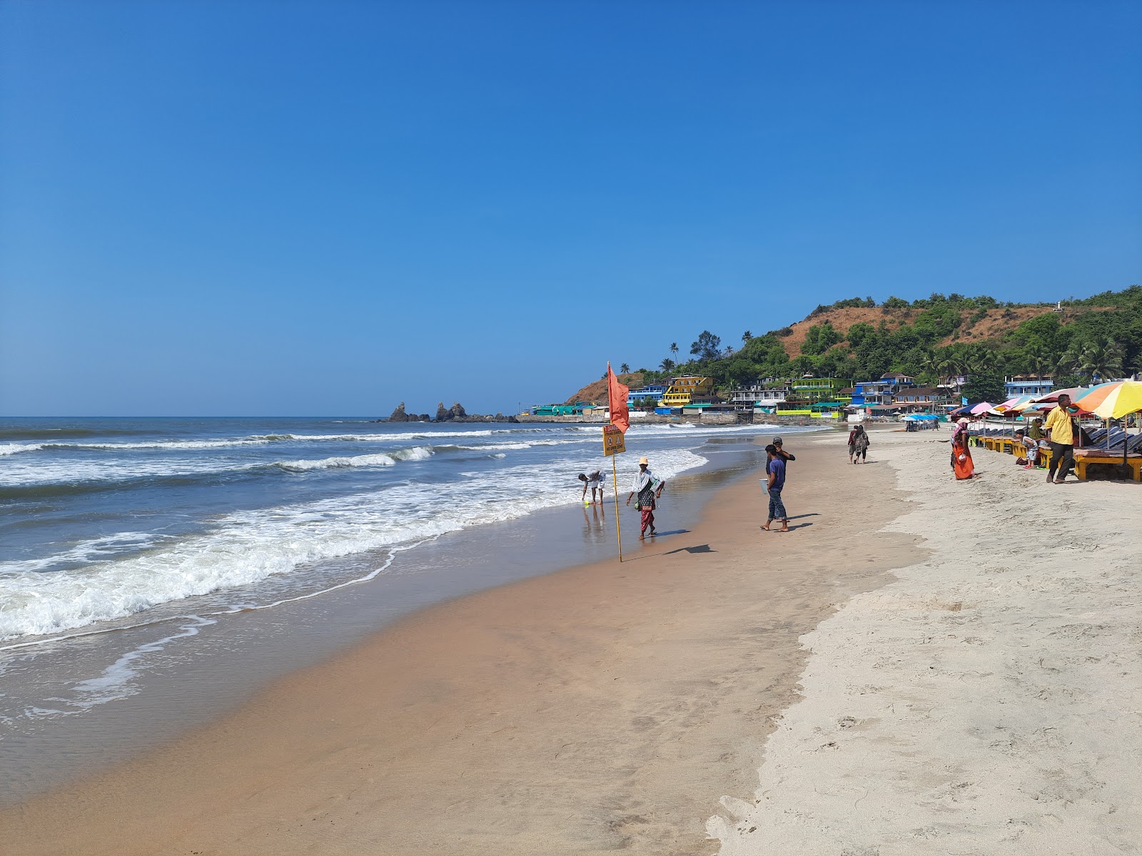 Foto von Arambol Beach mit beiger sand Oberfläche