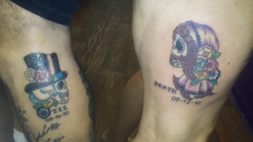 Explore skulls tattoo ideas, creative tattoo ideas in Niles, available at Paparazzi Tattooz & Body Piercings