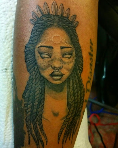 Explore tattoo border ideas, creative tattoo ideas in Atlanta, available at Camp Creek Body Art & Laser