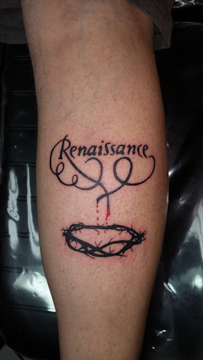 Explore song lyric tattoo ideas, creative tattoo ideas in Foley, available at Black Sheep Custom Tattoos and Piercings