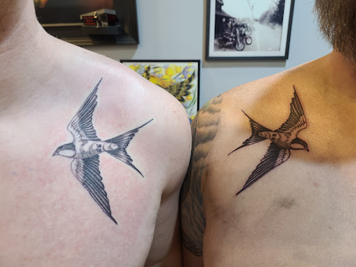 Explore full arm tattoo ideas, creative tattoo ideas in Newburgh, available at Outlaw Ink