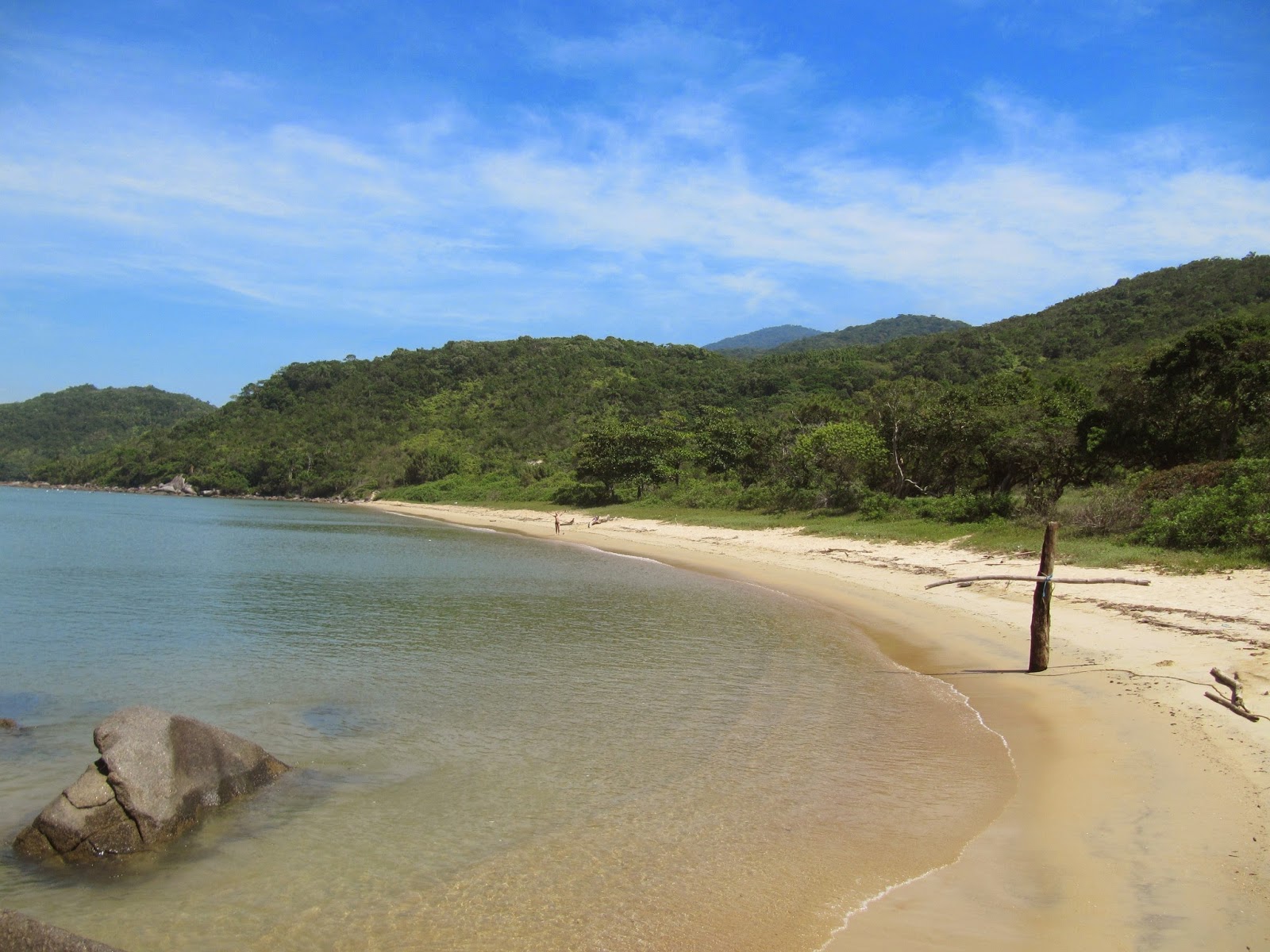 Foto av Cardoso stranden med turkos rent vatten yta