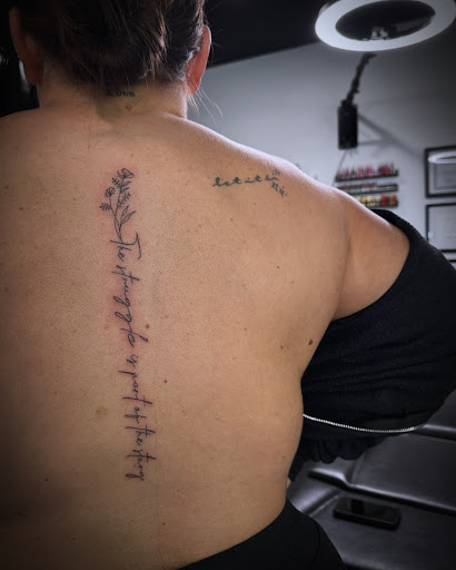 Explore gangster tattoo ideas for men, creative tattoo ideas in Indian Trail, available at Beauty in the ink, LLC