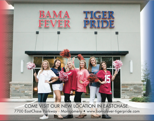 Clothing Store «Bama Fever Tiger Pride», reviews and photos, 7700 Eastchase Pkwy, Montgomery, AL 36117, USA