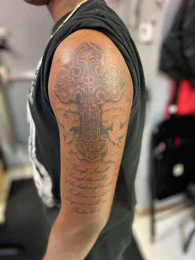 Explore psalm 91 tattoo ideas, creative tattoo ideas in El Paso, available at Wyze Guyz Tattoo Parlor