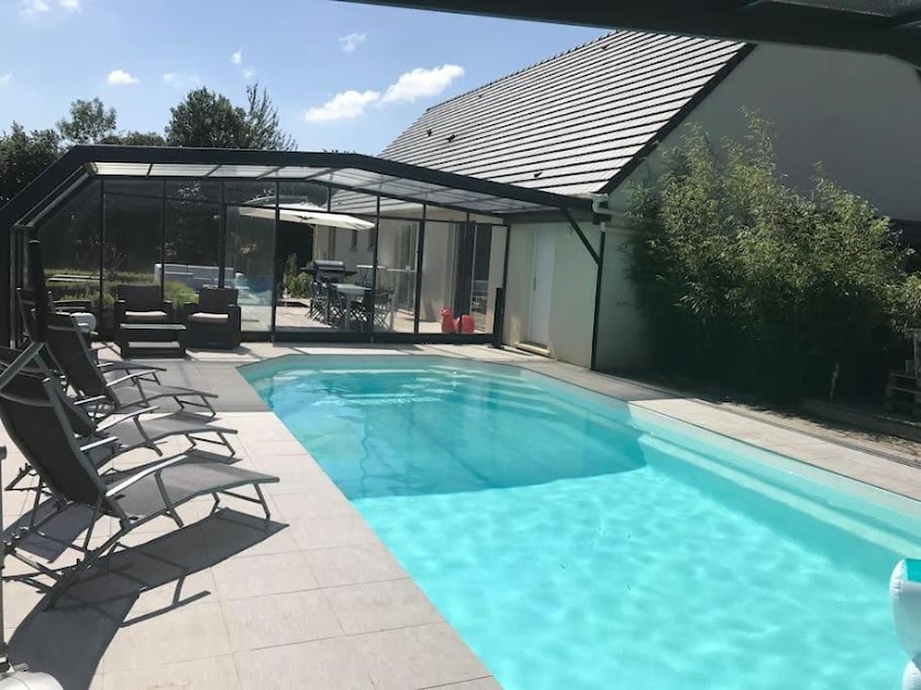 Maison de Vacances avec Piscine privée (couverte et chauffée) en Normandie - Location - Gîte à Morainville-Jouveaux (Eure 27)