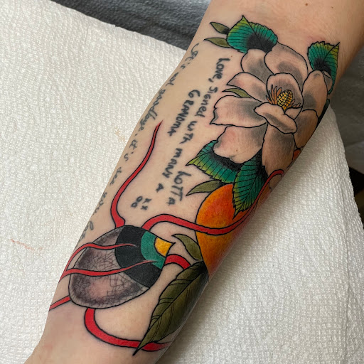 Explore pitbull tattoo ideas, creative tattoo ideas in Naples, available at Webbworks Tattoo Studio