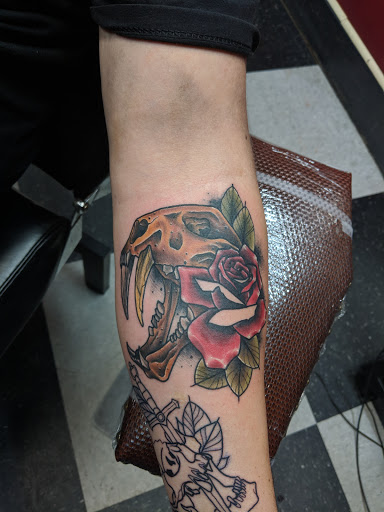 Explore ezra tattoo ideas, creative tattoo ideas in Du Bois, available at Primitive Addiction Tattoo Studio