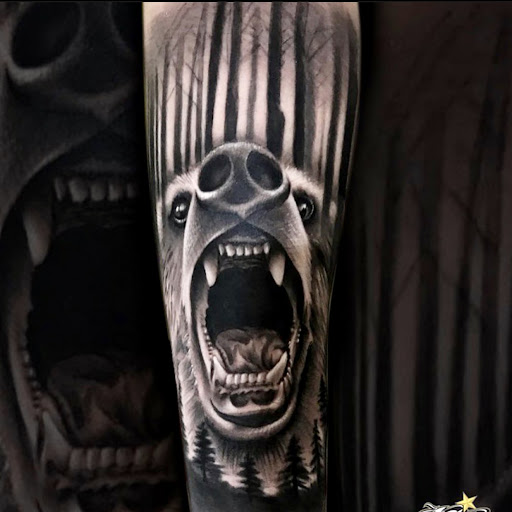 Explore dog paw print tattoo ideas, creative tattoo ideas in San Diego, available at SD Tattoo