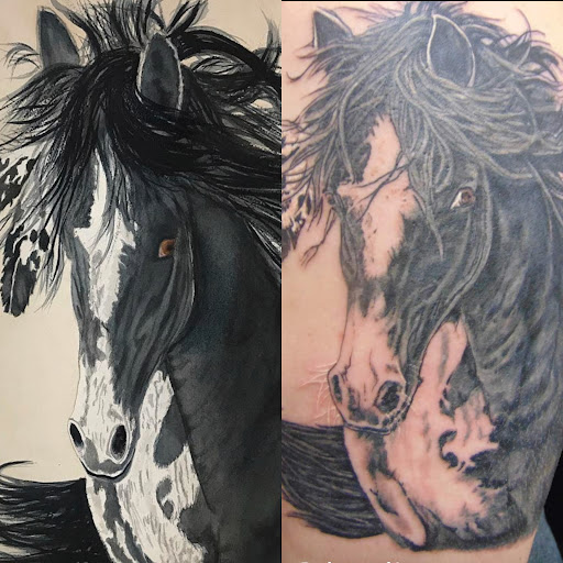 Explore lion tattoo ideas for females, creative tattoo ideas in King Of Prussia, available at The Tattoo Parlour and Lounge