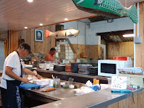 Atmosphère du Bar-restaurant à huîtres Les Huîtres Du Père Gus. Producteur d'huîtres Normandes à Blainville-sur-Mer - n°7