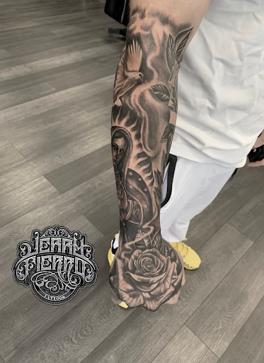 Explore tattoo ideas religious sleeves, creative tattoo ideas in Silver City, available at Independent Ink Tattoo