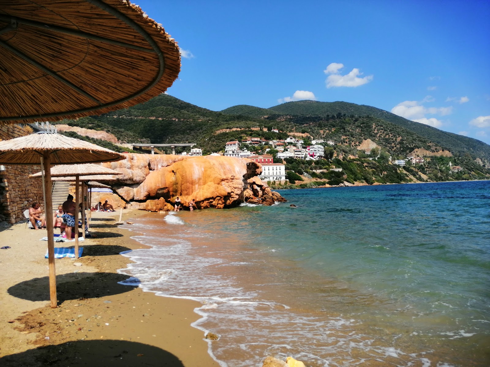 Foto di Loutra Edipsou beach area servizi
