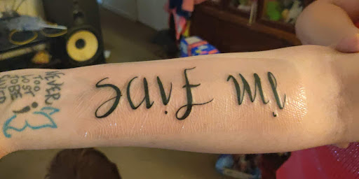 Explore rose sleeve tattoo ideas, creative tattoo ideas in Tallmadge, available at Kustom Culture