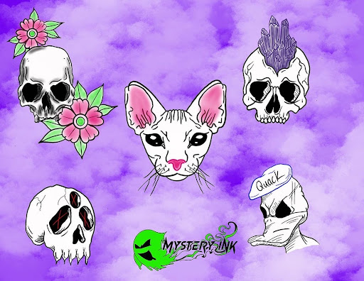 Explore womens sternum tattoo ideas, creative tattoo ideas in Spokane, available at Mystery Ink Tattoo