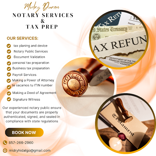Mejor Notaría midry notary services & tax prep