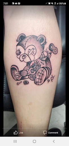 Explore lily tattoo ideas, creative tattoo ideas in West Bend, available at Frenchys Tattoos & Co LLC