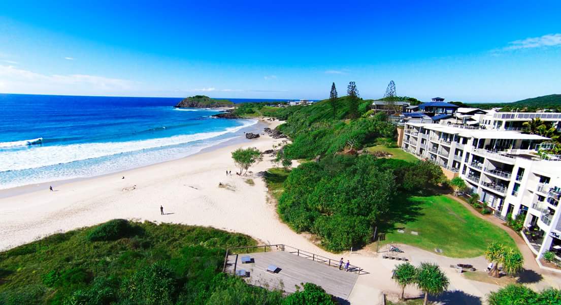 Foto von Cabarita Beach II mit lange, gerade küste