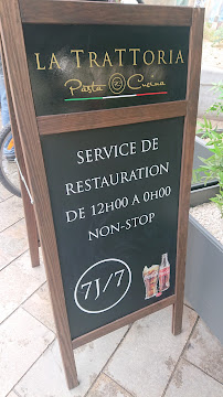 Restaurant La Trattoria à Montpellier (la carte)