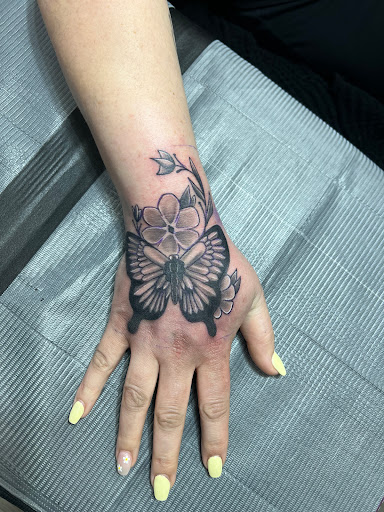 Explore wrist tattoo placement ideas, creative tattoo ideas in Youngstown, available at Twisted Metal Custom Body Art