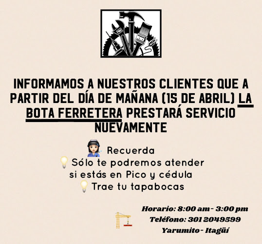La Bota Ferretera - Ferretería
