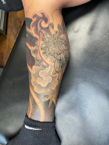 Explore patriots tattoo ideas, creative tattoo ideas in Seaside, available at Creative Visions Ink Tattoo & Body Piercing Studio - Call for Appointment