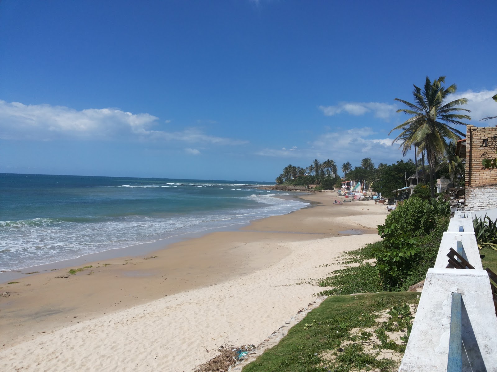 Fotografija Praia deTaiba z svetel pesek površino