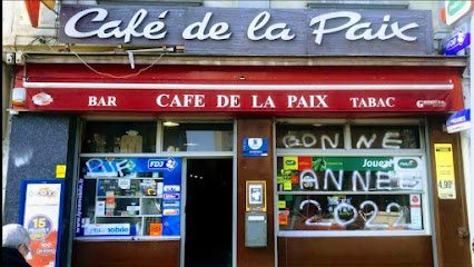 Bar-Tabac Le Café de la Paix (PMU, FDJ, RELAIS COLIS, NICKEL) - Diffusion des courses PMU.