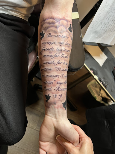 Explore automotive tattoo ideas, creative tattoo ideas in Cromwell, available at Warpath Studio