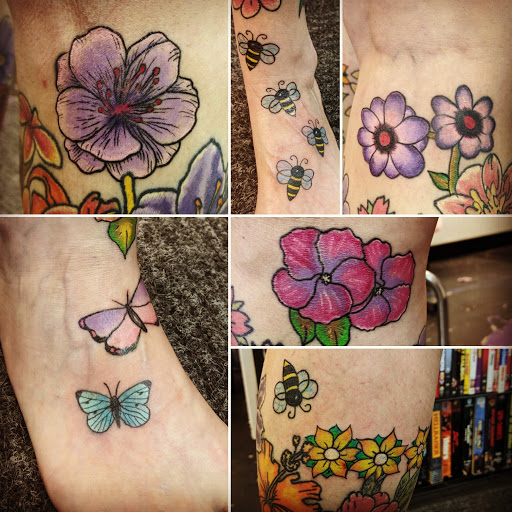 Explore dark knight tattoo ideas, creative tattoo ideas in Redding, available at Caddy Daddys