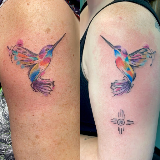 Explore teen wolf tattoo ideas, creative tattoo ideas in Meridian, available at Creative Pain Tattoo Studio