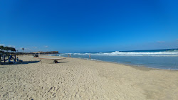 Foto van Olga beach en de nederzetting