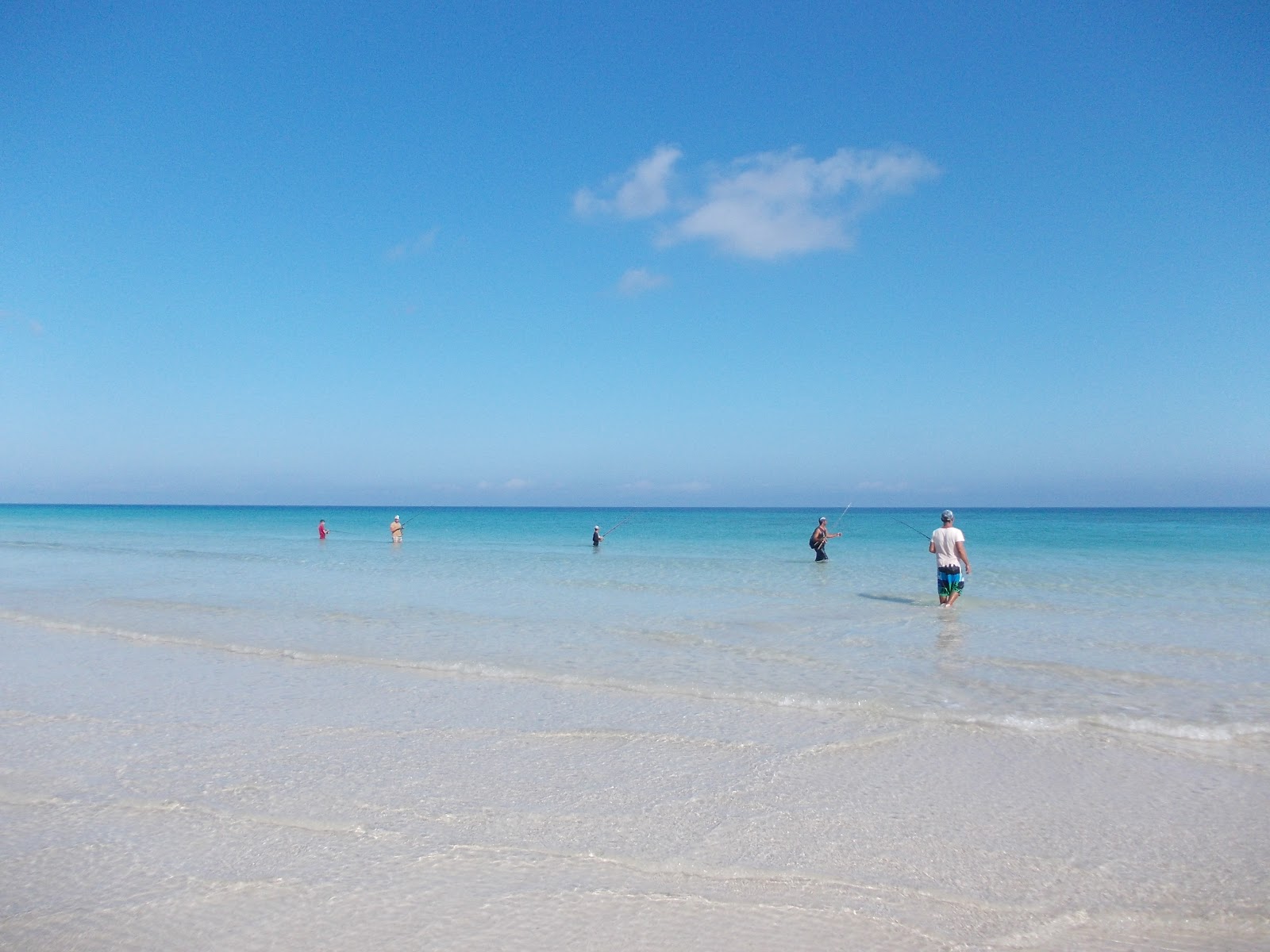 Fotografie cu Playa Boca Ciega cu o suprafață de nisip fin strălucitor