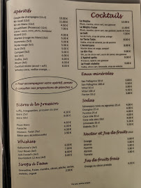 Restaurant français Casserole Et Bouchons à Cabourg (le menu)