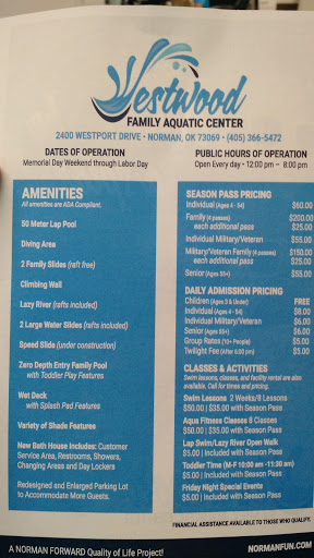Water Park «Westwood Water Park», reviews and photos, 2400 Westport Dr, Norman, OK 73069, USA