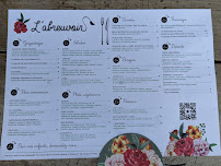 Restaurant français L'Abreuvoir à Paris (le menu)