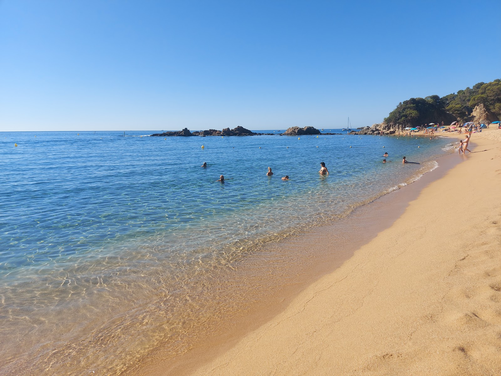 Φωτογραφία του Playa Santa Cristina παροχές περιοχής