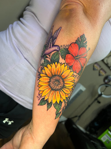 Explore men's tattoo ideas sleeve, creative tattoo ideas in Roanoke, available at Saint Cecilias Art Studio