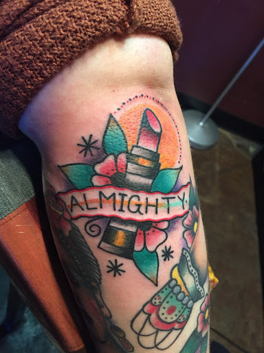 Explore patchwork tattoos ideas, creative tattoo ideas in Sioux Falls, available at Permanent Addictions