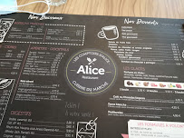 Les Comptoirs d'Alice à Saint-Berthevin menu