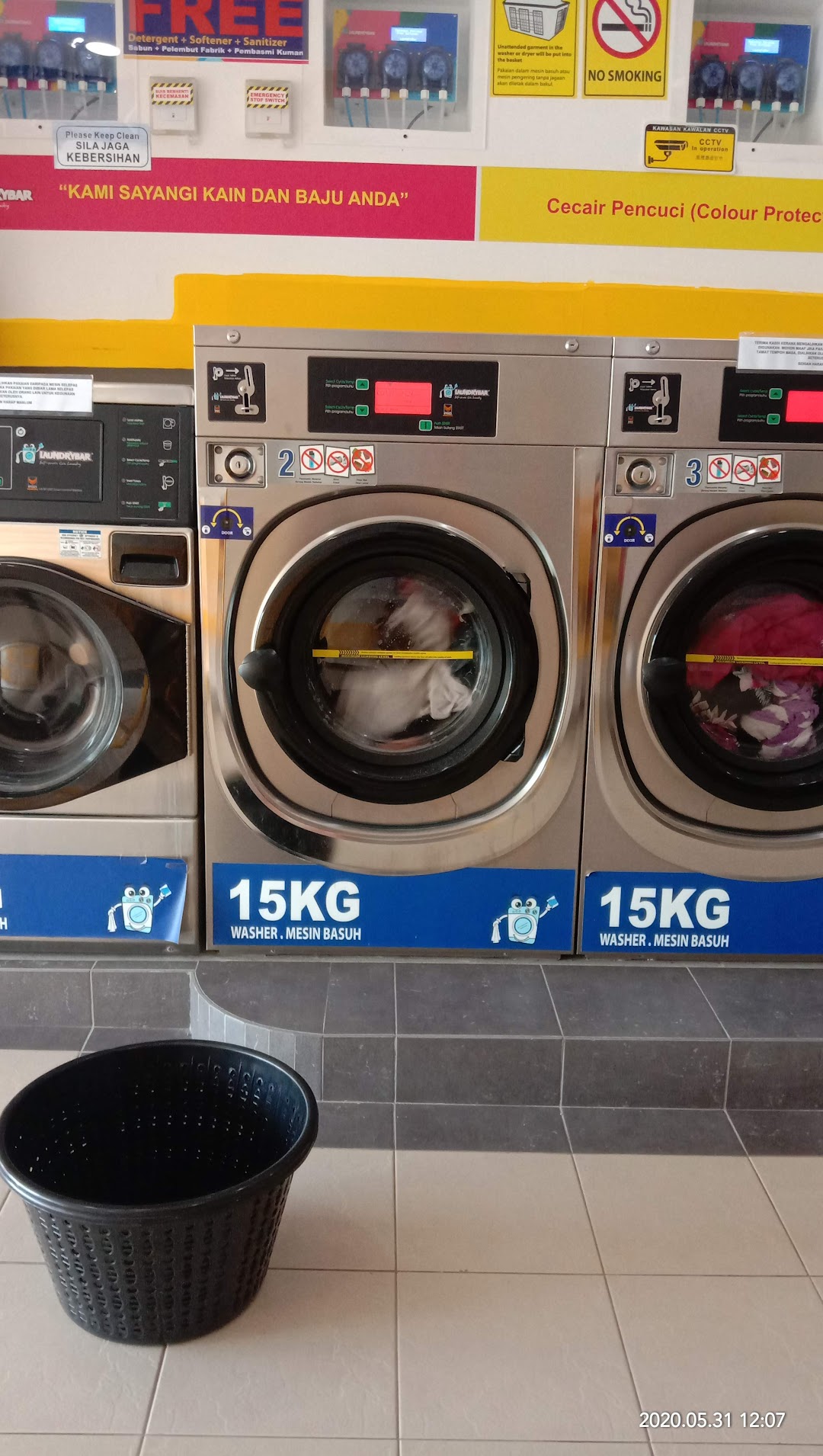 LaundryBar Taman Amalina Lestari, Raub